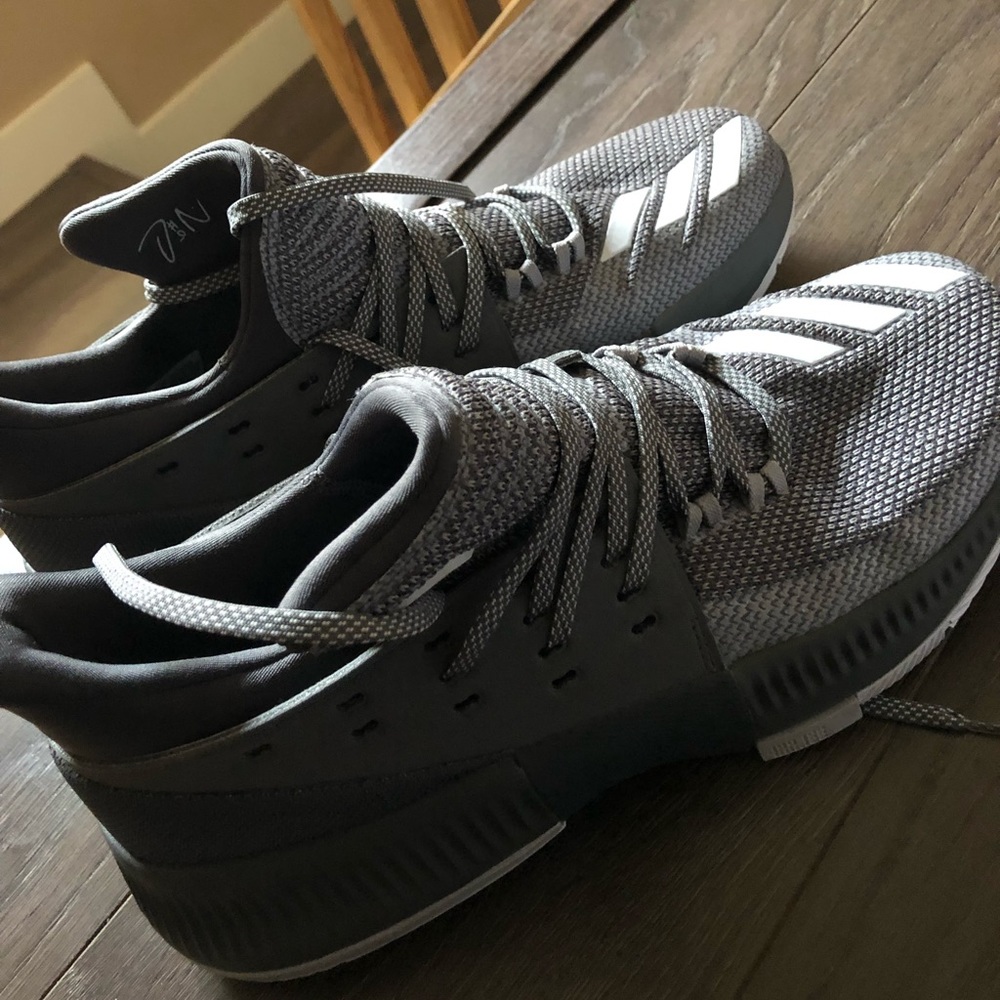 Adidas Dame 3 Grey Basketball Shoes (with box)